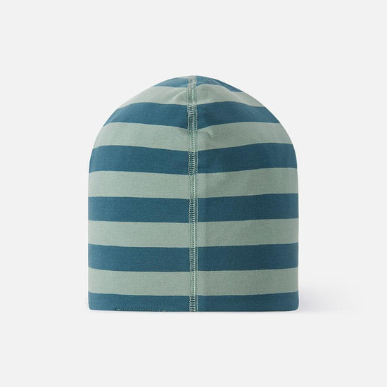 Gorro reversible Reima Tanssi para niños – Stone Green – Foto de producto (vista trasera)