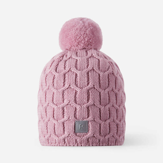 Reima Nyksund Merino-Beanie Kinder – Grey Pink – Ansicht 1