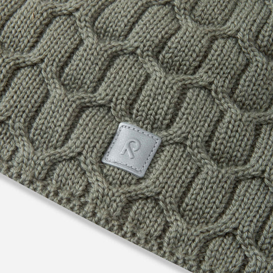 Reima Nyksund Merino-Beanie Kinder – Greyish Green – Ansicht 3