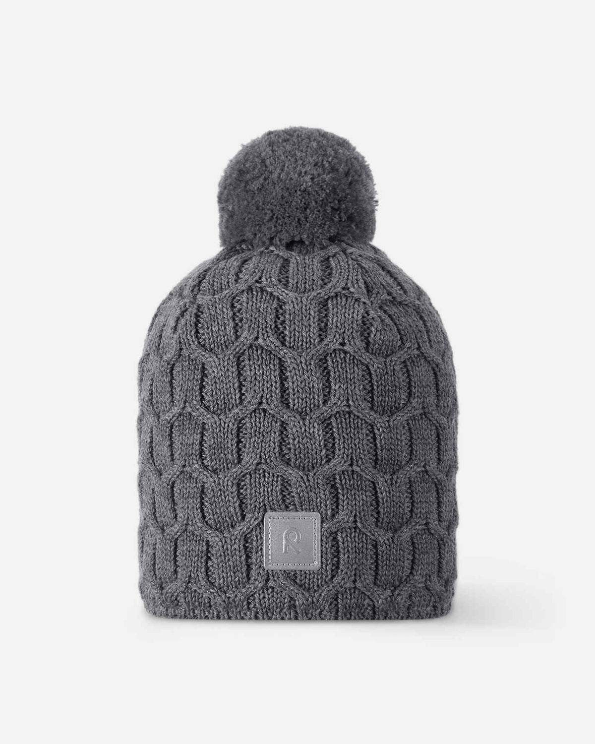 Reima Nyksund Merino-Beanie Kinder – Melange Grey – Ansicht 1