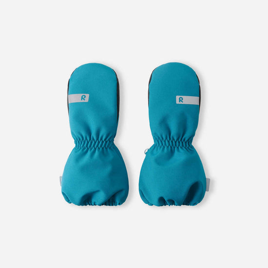 Reima Moffen Winter-Fäustlinge in Aquatic Blue – Vorderansicht
