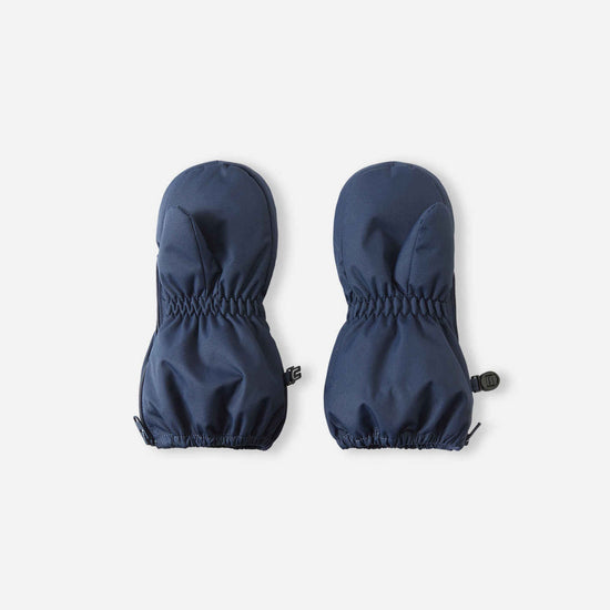Guanti invernali Reima Villatassu per bambini piccoli, blu navy – Foto del retro della confezione