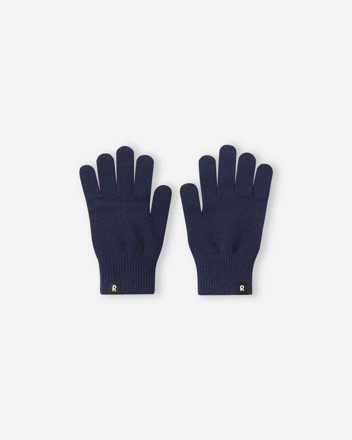 Guanti in maglia Reima Vipatus per bambini, blu navy – Foto del prodotto (lato anteriore)