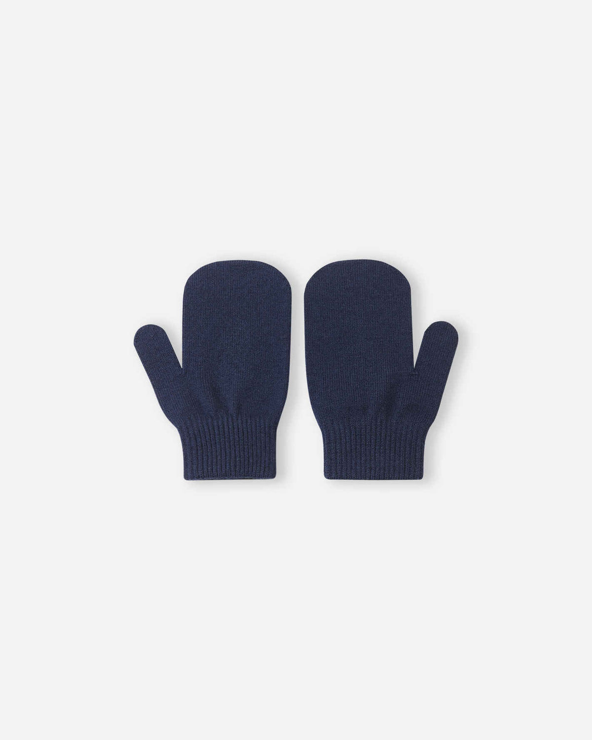 Reima Vantus: guanti a manopola in maglia per bambini, blu navy – Foto del retro della confezione