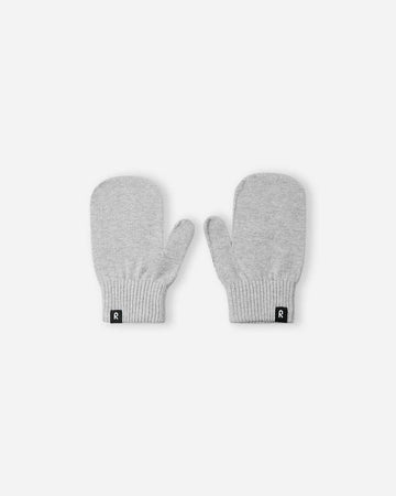 Muffole in maglia Reima Vantus per bambini, grigio melange – Foto del prodotto (lato anteriore)