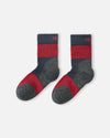 Reima Patikka Wool Socks for Kids, Reima Red – Packshot (Pair)