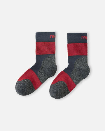 Reima Patikka Wool Socks for Kids, Reima Red – Packshot (Pair)