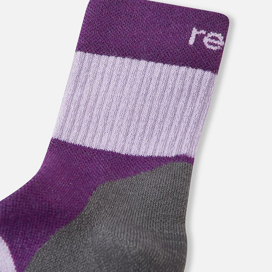 Reima Patikka Wool Socks for Kids, Blooming Lilac – Material Details