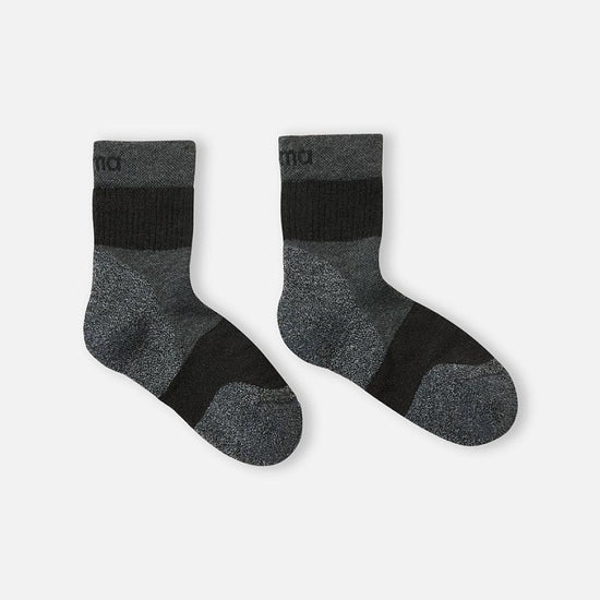 Reima Patikka Children's Wool Socks, Melange Gray – Product Shot Page