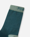 Calzini in lana Reima Parit per bambini, confezione da 2, colore Dark Teal – Dettagli sul materiale
