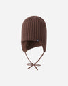Reima Myssytys Merino-Beanie in Umber Brown – Vorderansicht