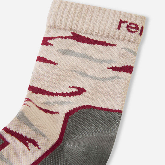 Calzini da trekking Reima Kuivilla per bambini, Earthy Beige – Dettagli sul materiale
