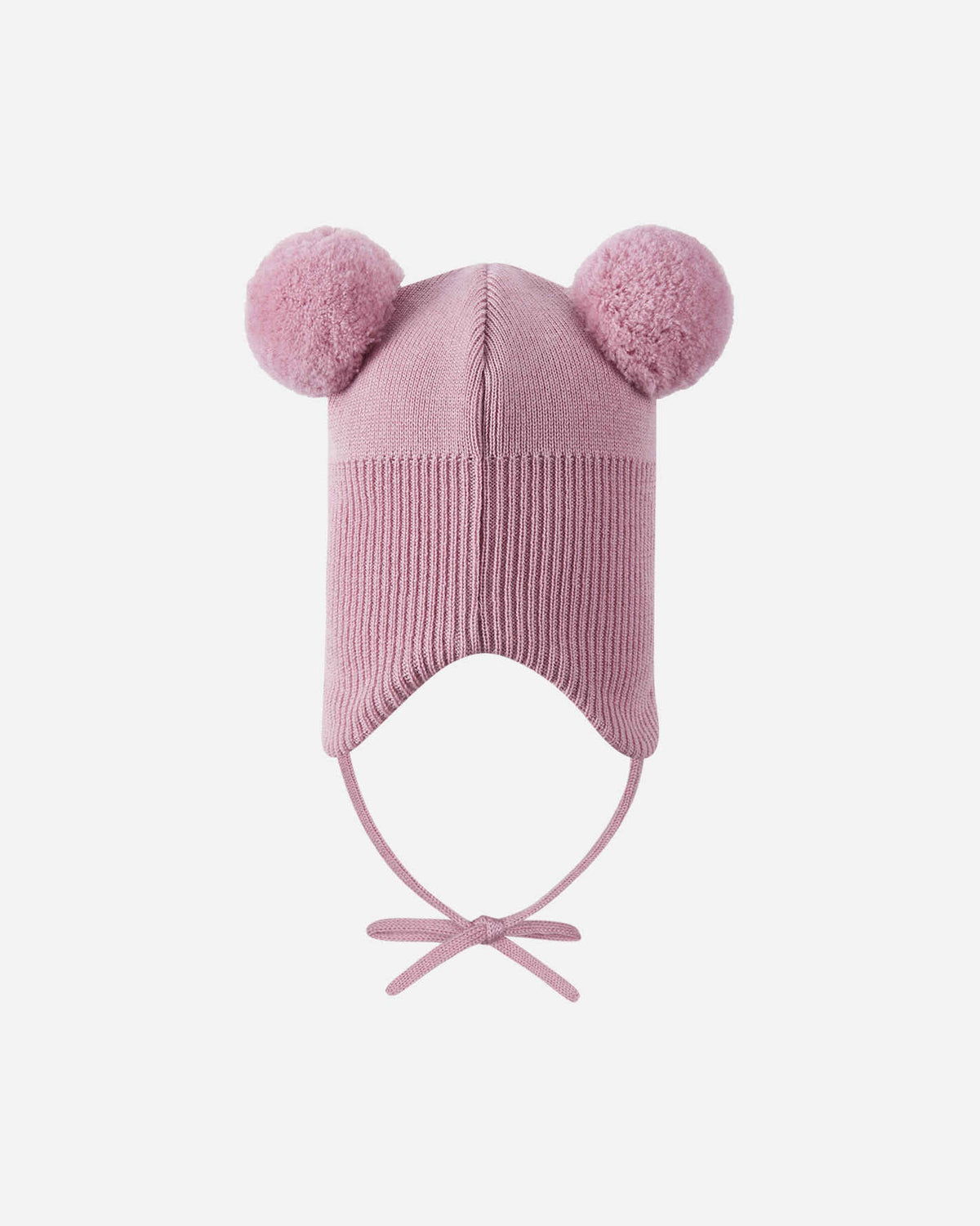 Gorro de merino Reima Kumpi para niños pequeños – Gris rosa