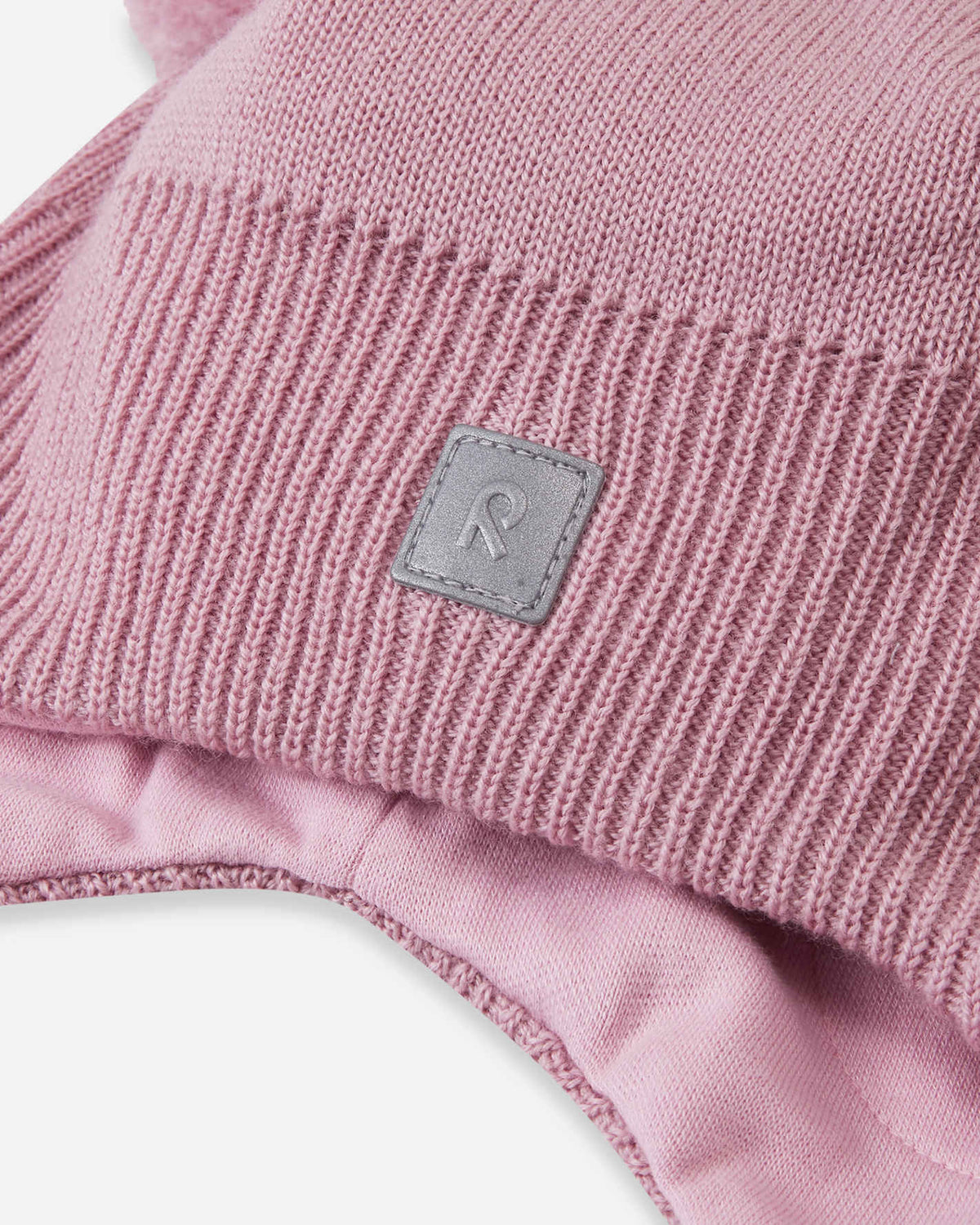 Gorro de merino Reima Kumpi para niños pequeños – Gris rosa