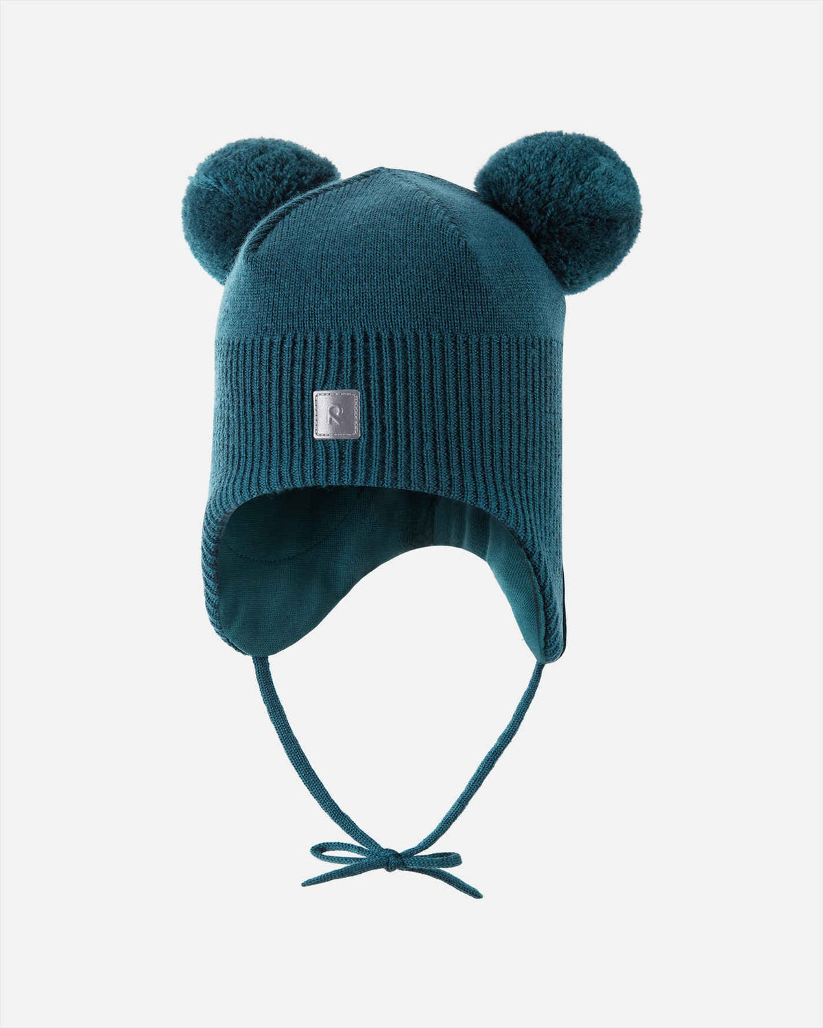 Gorro de merino Reima Kumpi para niños pequeños – Verde azulado oscuro