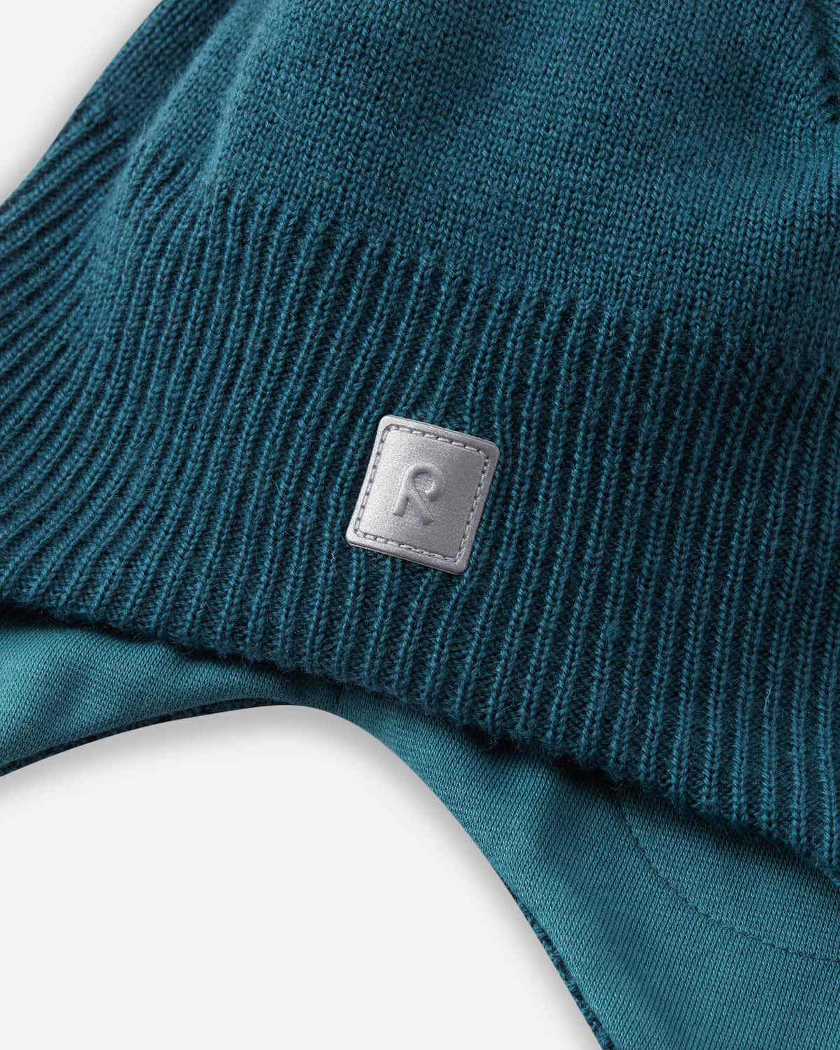 Gorro de merino Reima Kumpi para niños pequeños – Verde azulado oscuro