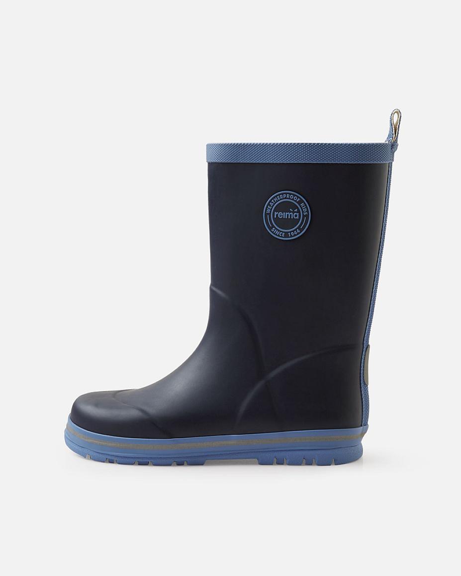 Reima Taika 2.0 Kids' Rain Boots – Navy – Front Product Shot