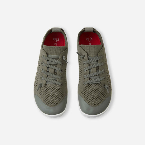 Reima Astelu Kids' Barefoot Shoes in Greyish Green – Product View 4