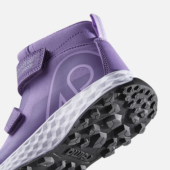Reima Hiivin Misty Violet – Detalle del cierre de velcro