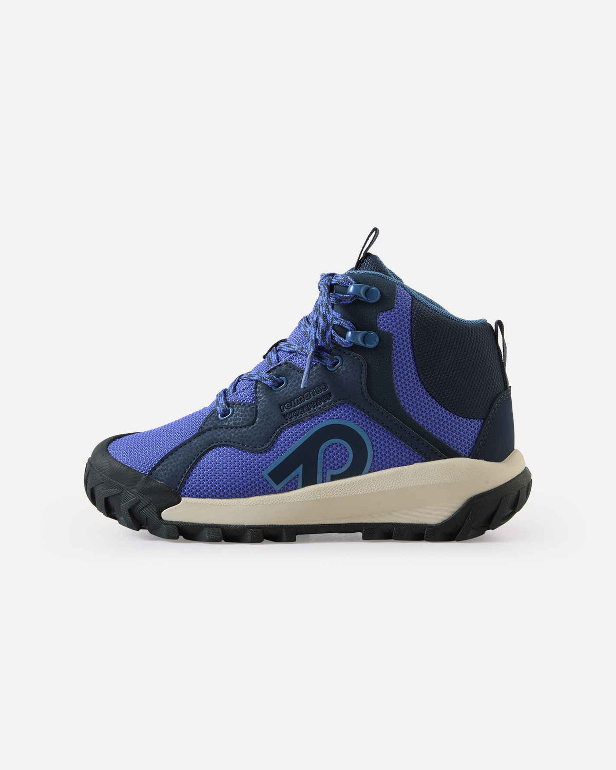 Zapatillas de senderismo Reima Kulkuri Mid ReimaTec para niños, color azul marino – Packshot 1