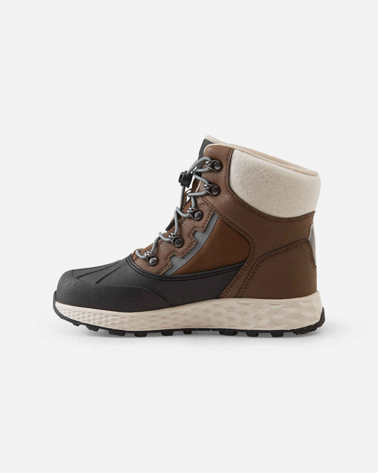Reima Hallava Lace ReimaTec Winter Boots for Kids, Umber Brown – Packshot View 2