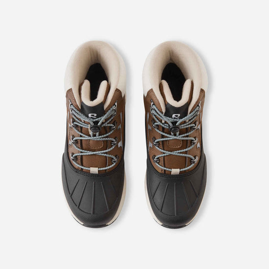 Reima Hallava Lace ReimaTec Winter Boots for Kids, Umber Brown – Packshot View 4