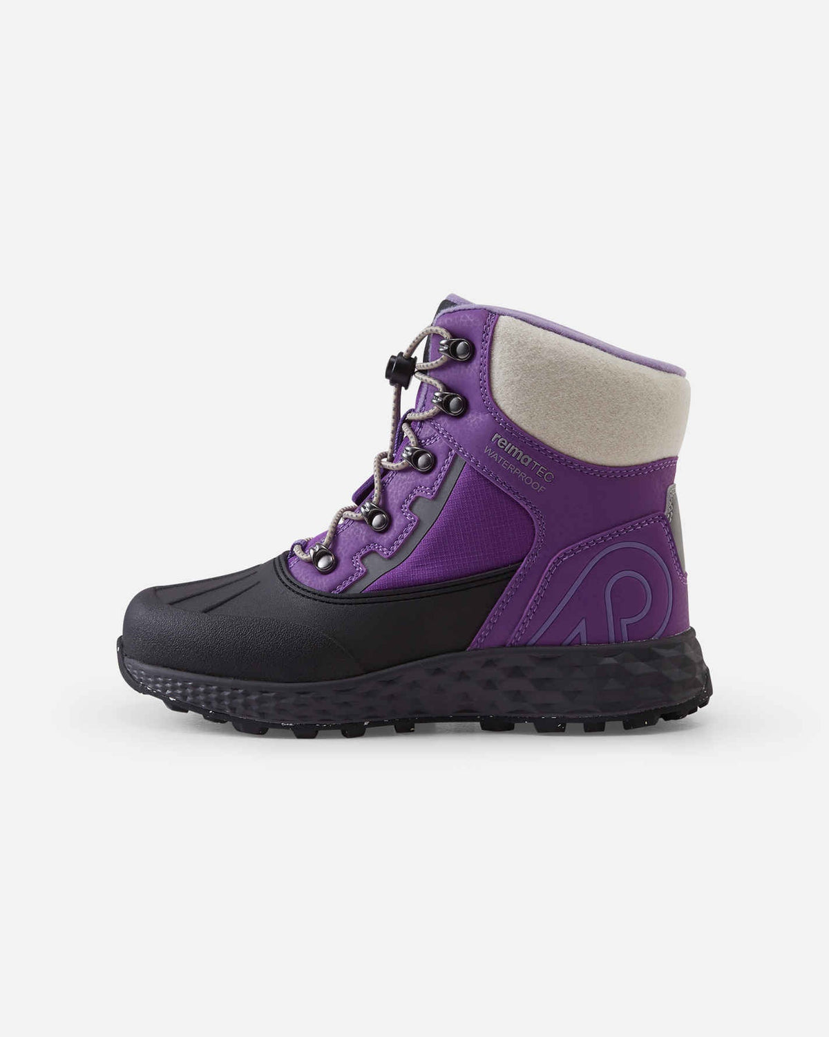 Reima Hallava Lace ReimaTec Winter Boots for Kids, Plum Purple – Packshot View 1