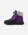 Reima Hallava Lace ReimaTec Winter Boots for Kids, Plum Purple – Product Shot, View 2