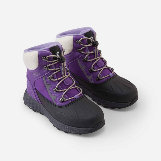 Reima Hallava Lace ReimaTec Winter Boots for Kids, Plum Purple – Packshot View 3