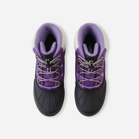 Reima Hallava Lace ReimaTec Winter Boots for Kids, Plum Purple – Packshot View 4