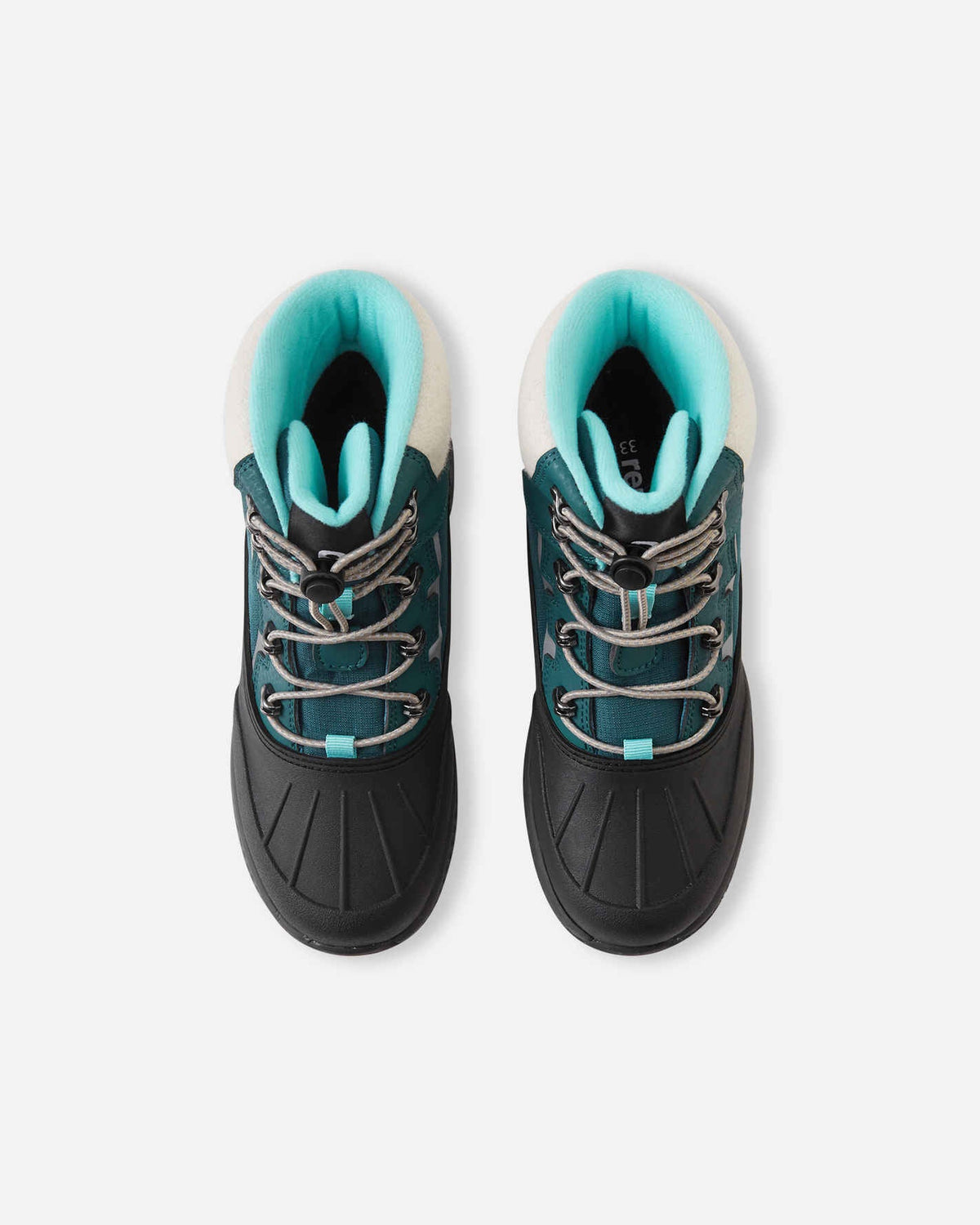 Reima Hallava Lace ReimaTec Winter Boots for Kids, Dark Teal – Packshot View 4