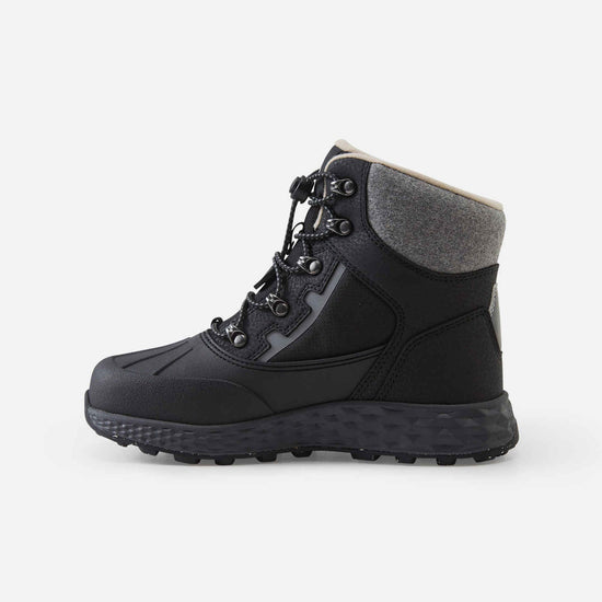 Reima Hallava Lace ReimaTec Winter Boots for Kids, Black – Packshot View 2