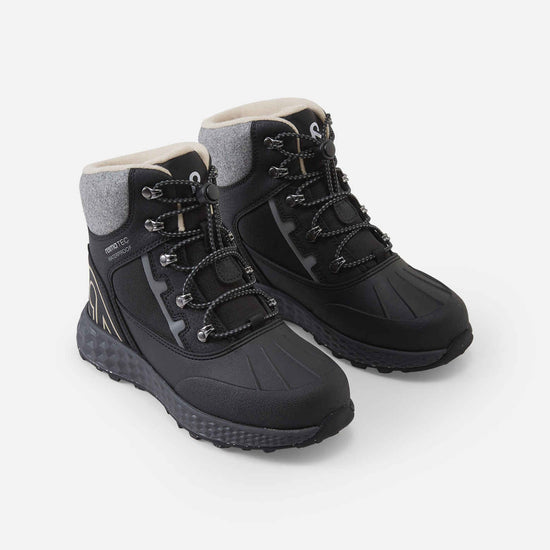 Reima Hallava Lace ReimaTec Winter Boots for Kids, Black – Packshot View 3
