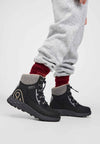 Reima Hallava Lace ReimaTec Winter Boots for Kids, Black – Studio Shot, View 8