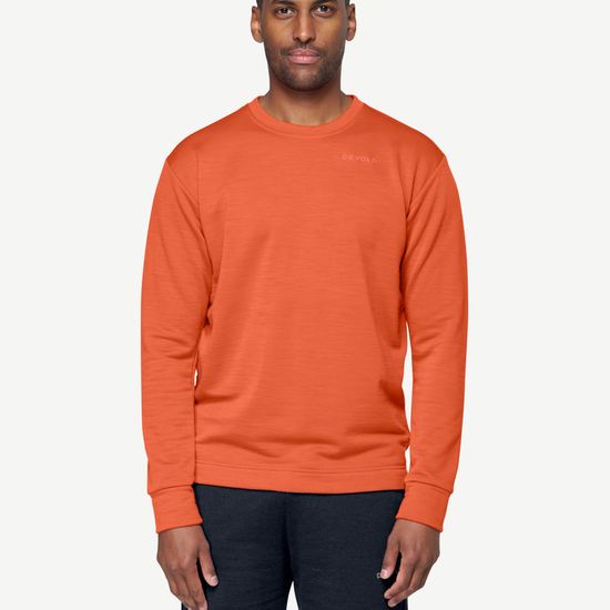 Devold EVERYDAY Merino-Pullover Herren – Brick – Studio 1