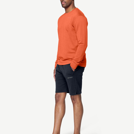 Devold EVERYDAY Merino-Pullover Herren – Brick – Studio 4