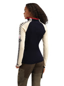 Dale Of Norway W GEILO FEM SWEATER Navy Offwhite Raspberry XL - PeakStyle