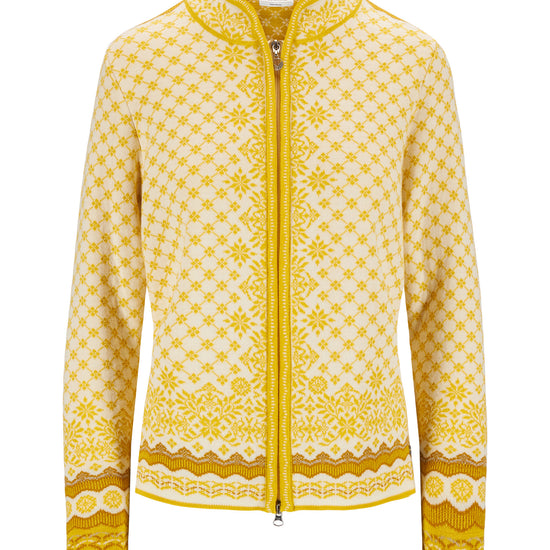 Dale Of Norway W SOLFRID FEM JACKET Sweethoney Offwhite XXL - PeakStyle