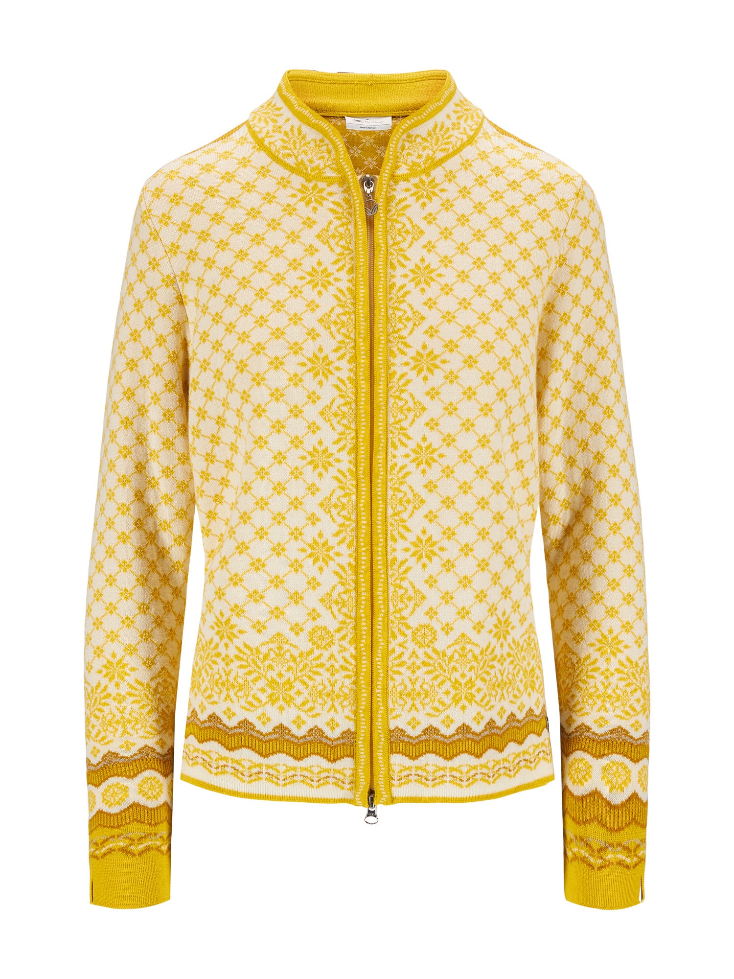 Dale Of Norway W SOLFRID FEM JACKET Sweethoney Offwhite XXL - PeakStyle