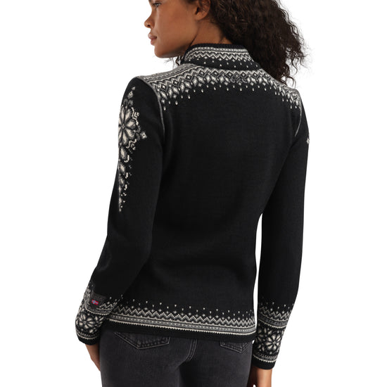 Dale Of Norway W 140TH ANNIVERSARY FEM JACKET Black Offwhite Smoke XL - PeakStyle