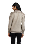 Dale Of Norway W 140TH ANNIVERSARY FEM JACKET Sand Coffee Mountainstone XL - PeakStyle