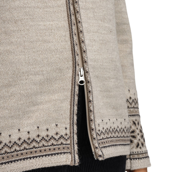 Dale Of Norway W 140TH ANNIVERSARY FEM JACKET Sand Coffee Mountainstone XL - PeakStyle