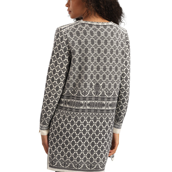 Dale Of Norway W INGEBORG FEM JACKET Offwhite Black Gravuvig Smoke XL - PeakStyle