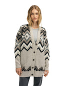 Dale Of Norway SKÅLA CARDIGAN Sand Black Offwhite XXL - PeakStyle