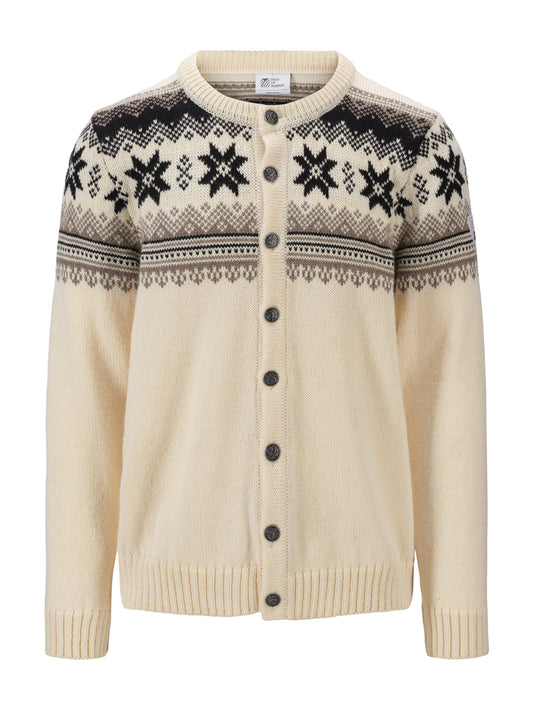 Dale Of Norway M VEAFJORD MASC JACKET Cream Mountainstone Coffee XXL - PeakStyle