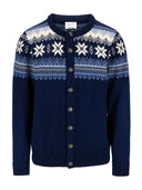 Dale Of Norway M VEAFJORD MASC JACKET Navy Blueshadow Cream XXL - PeakStyle