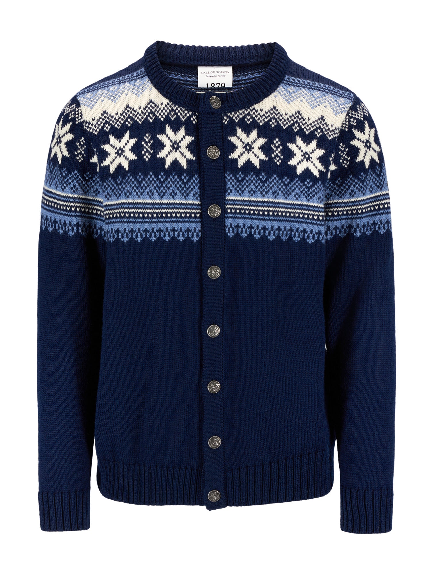 Dale Of Norway M VEAFJORD MASC JACKET Navy Blueshadow Cream XXL - PeakStyle