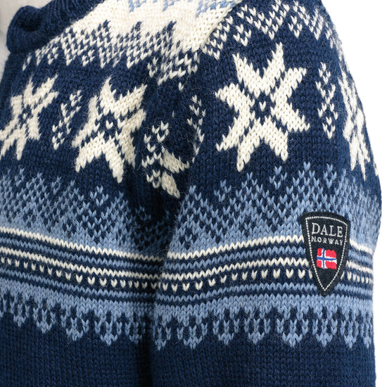 Dale Of Norway M VEAFJORD MASC JACKET Navy Blueshadow Cream XXL - PeakStyle