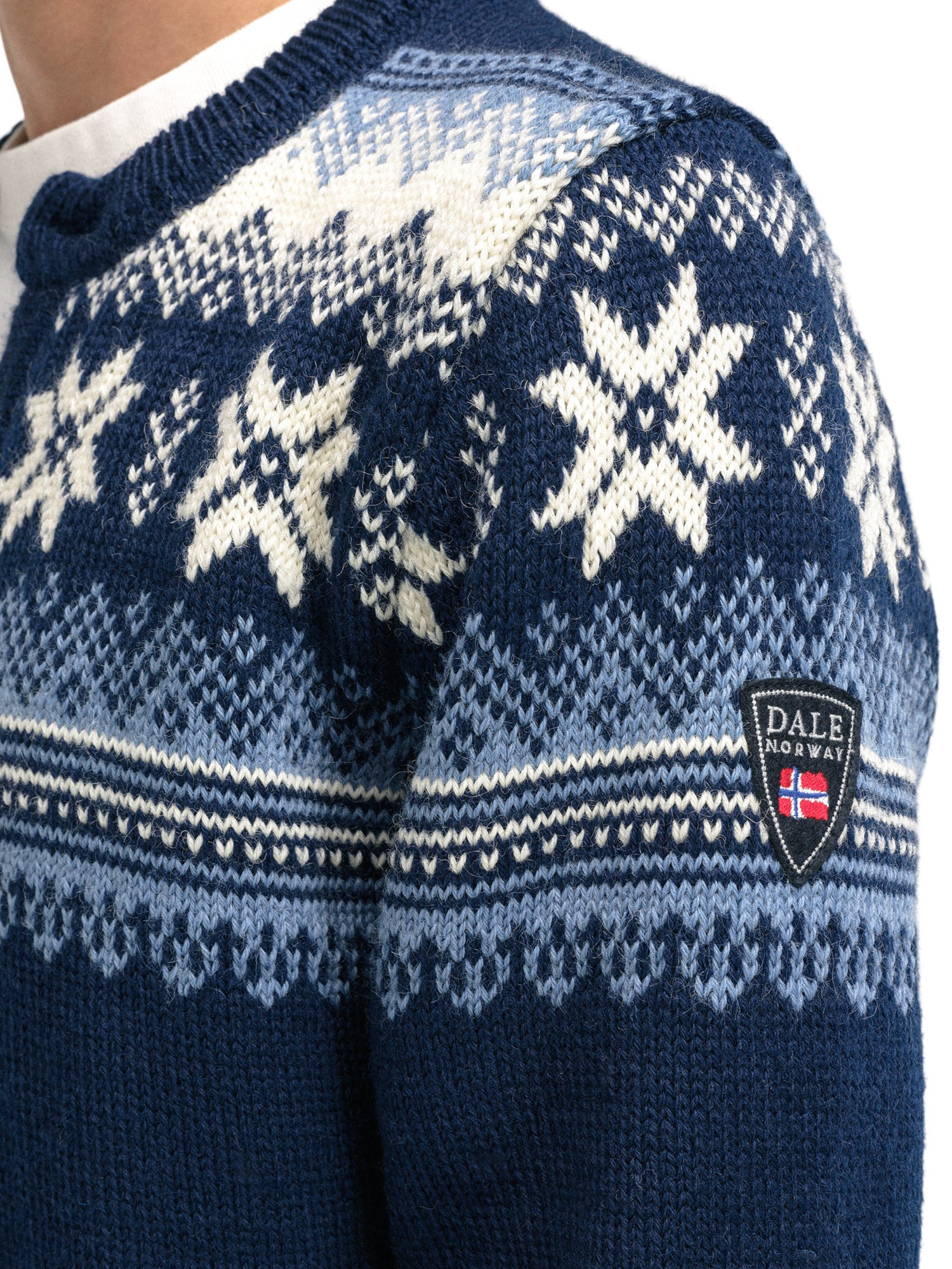 Dale Of Norway M VEAFJORD MASC JACKET Navy Blueshadow Cream XXL - PeakStyle