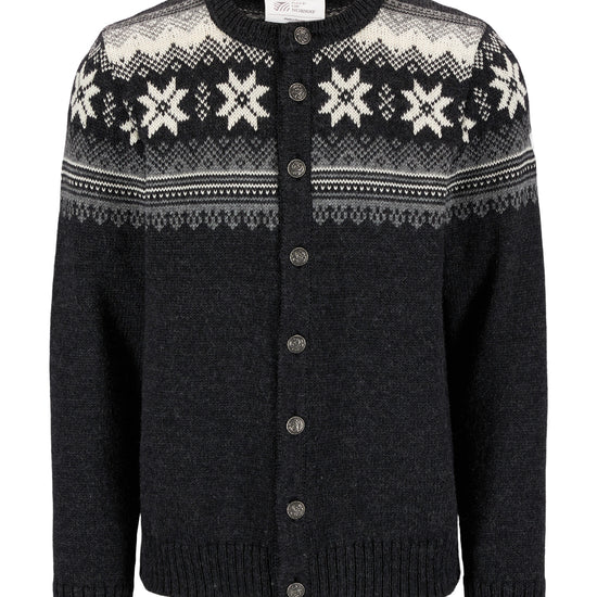 Dale Of Norway M VEAFJORD MASC JACKET Darkcharcoal Smoke Cream XXL - PeakStyle